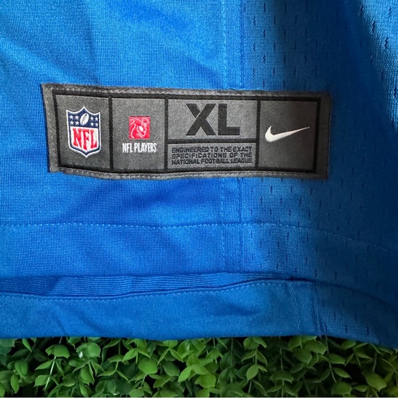 Nike Barry Sanders Blue Detroit Lions Game Retired Player Jersey Size XL - Picture 4 of 13